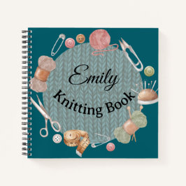 Cuaderno Regalo personalizado para tejedoras, amantes del t