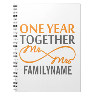 Cuaderno Regalo por primer aniversario