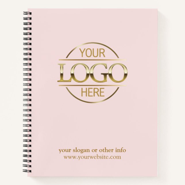 Cuaderno Regalo Promocional de Logo de Empresa Moderna (Anverso)