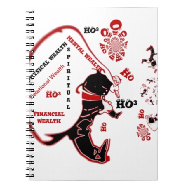 Cuaderno Regalo secreto Santa - Prosperidad y Riqueza (Frente)
