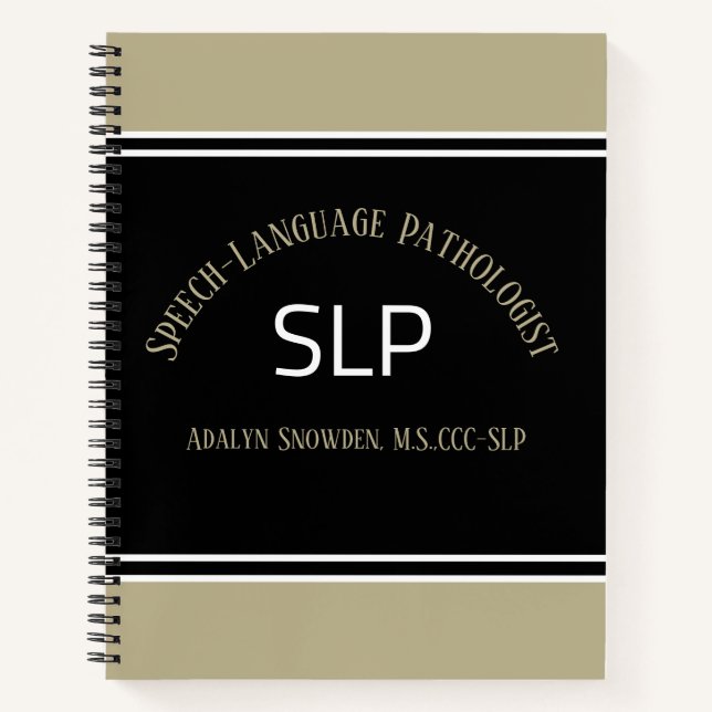 Cuaderno ¡REGALO! SLP (patólogo del lenguaje del habla) esp (Anverso)