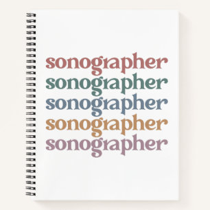 Cuaderno Regalo sonógrafo para el retro de tecnología de