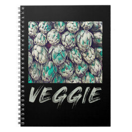 Cuaderno Regalo vegetariano Veggie Vintage