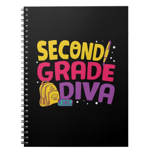 Cuaderno Regalos 2.º Profesor | Segundo Grado Diva (Frente)