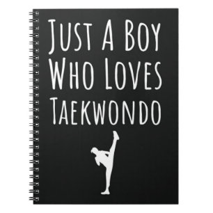 Cuaderno Regalos Adorables de Taekwondo para Bebés Niños Am
