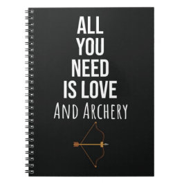 Cuaderno Regalos Adorables Para Amantes Del Tiro Con Arco D