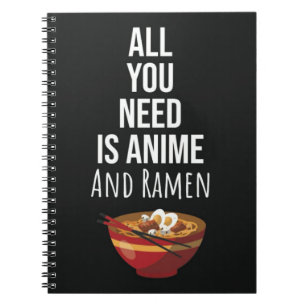 Cuaderno Regalos Anime De Ramen Lindo Otaku Comida Japón Ka