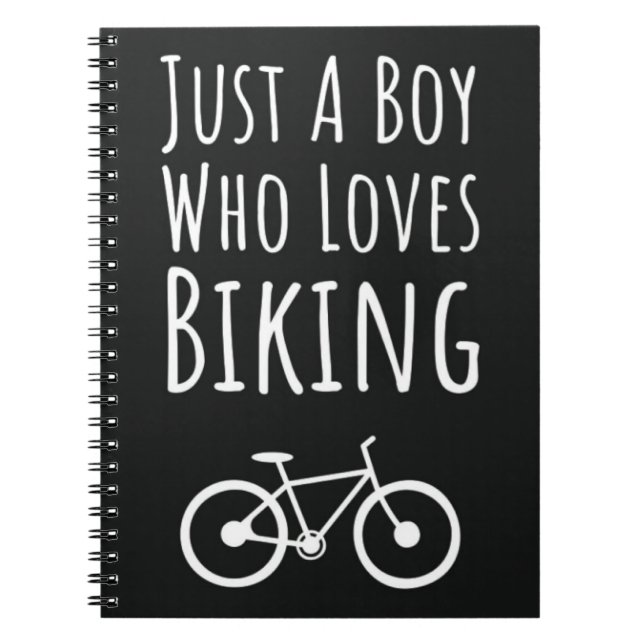 Cuaderno Regalos Bonitos de Ciclismo para Niños Bebés Cicli (Frente)