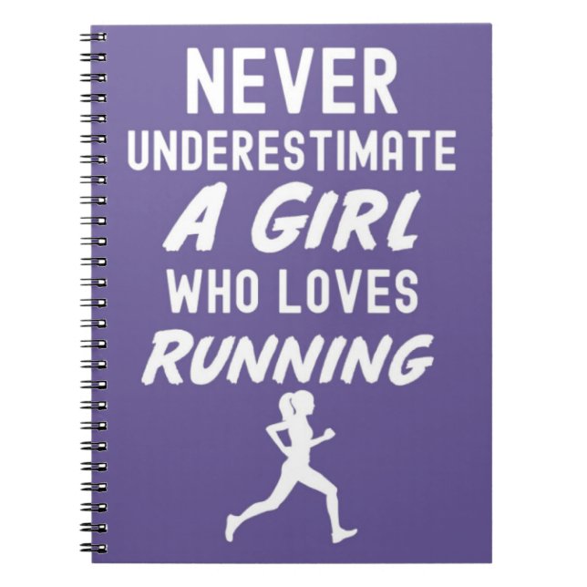 Cuaderno Regalos Corriendo Para Niñas Para Niños Carrera Ca (Frente)