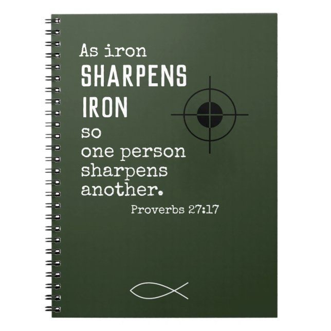 Cuaderno Regalos cristianos personalizados para el cuero (Frente)