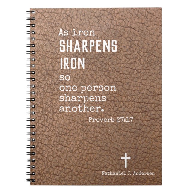 Cuaderno Regalos cristianos personalizados para hombres- pr (Frente)