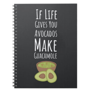Cuaderno Regalos de aguacate Guacamole Tendencias Feliz Fru