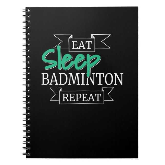Cuaderno Regalos de Badminton (Frente)