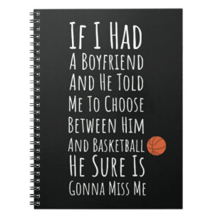 Cuaderno Regalos de Baloncesto Para Chicas Adolescentes Jug