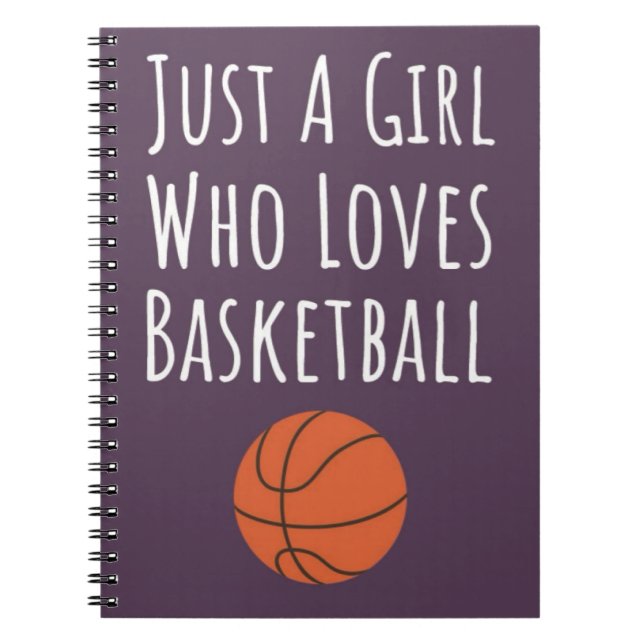 Cuaderno Regalos de Baloncesto Rosa Lindo Para Bebés y Niña (Frente)