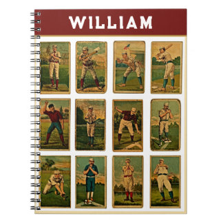 Cuaderno Regalos de béisbol personalizados