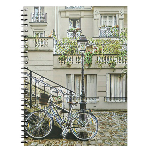 Cuaderno Regalos de bicicleta de montaña (Frente)