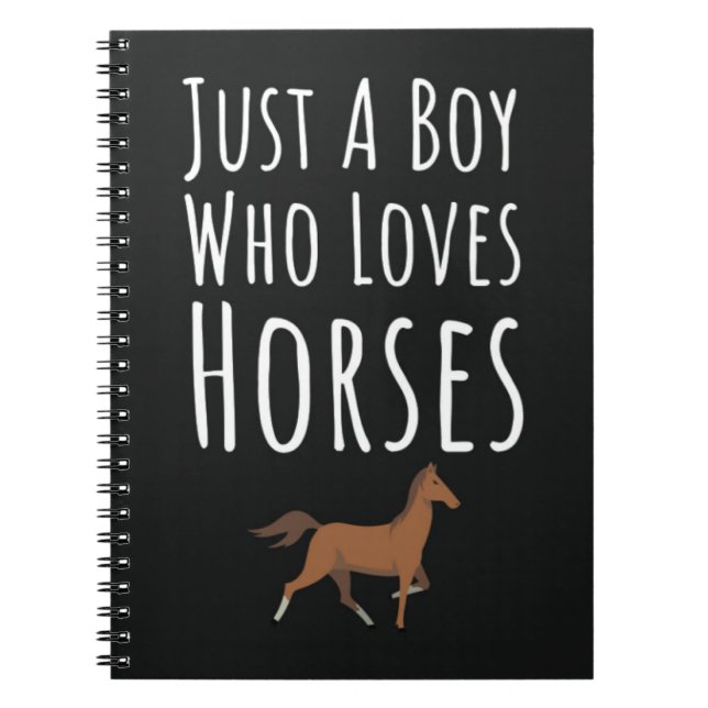 Cuaderno Regalos de Caballo Bonito para Niños Bebés Amantes (Frente)