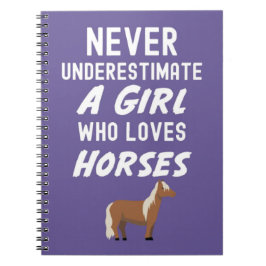 Cuaderno Regalos de Caballo Rosa Lindo para Niñas Bebés Gra