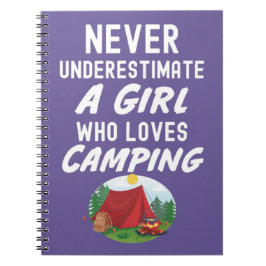 Cuaderno Regalos de campamento rosados lindos para niñas pe