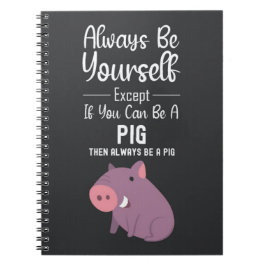 Cuaderno Regalos de Cerdo Divertidos Animales Graciosos Hum