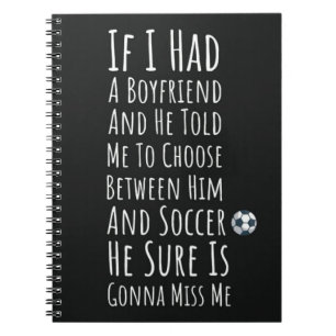 Cuaderno Regalos De Chicas De Fútbol Para Su Jugador Futbol