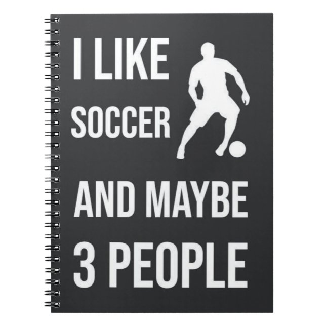 Cuaderno Regalos de chicos de fútbol para él jugador para n (Frente)