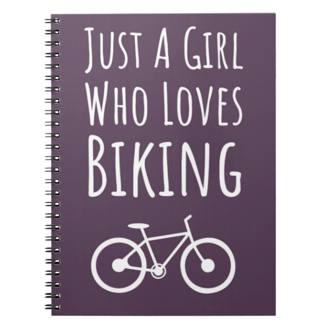 Cuaderno Regalos de Ciclismo Lindos y Rosados para Bebés y  (Frente)