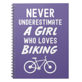 Cuaderno Regalos de Ciclismo Rosa Lindo para Bebés y Niñas 