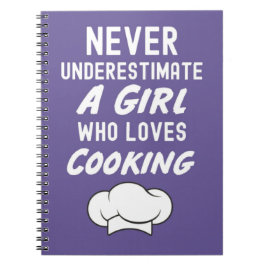 Cuaderno Regalos de cocina rosados lindos para niñas para n