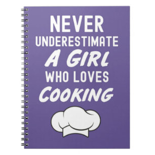 Cuaderno Regalos de cocina rosados lindos para niñas para n