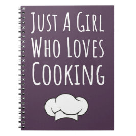 Cuaderno Regalos de cocina rosados lindos para niñas que co