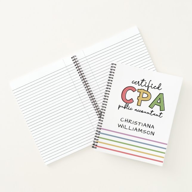 Cuaderno Regalos de Contadores Públicos certificados por CP (Interior)