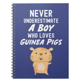 Cuaderno Regalos de Cuyes Azules Marinos Lindos para Niños 