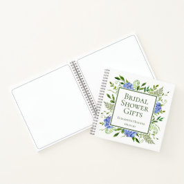 Cuaderno Regalos de Despedida de Soltera de Hortensias Azul