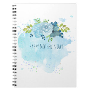 Cuaderno Regalos de Día de la Madre Personalizado de flores