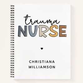 Cuaderno Regalos de Enfermería de Trauma Personalizado Enfe