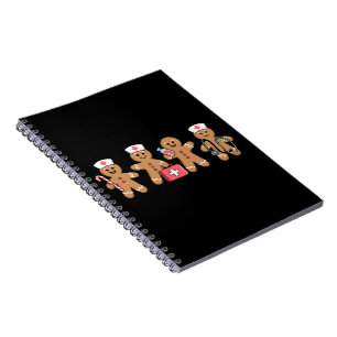 Cuaderno Regalos de equipo de enfermeras de pan de jengibre
