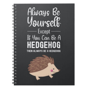 Cuaderno Regalos de Erizo Divertidos Animales de Dibujos An