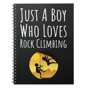 Cuaderno Regalos de escalada en roca para niño escalador pa