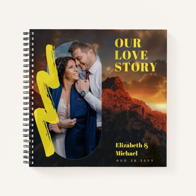 Cuaderno Regalos de FOTOS para NUESTROS Personalizados DE N (Anverso)