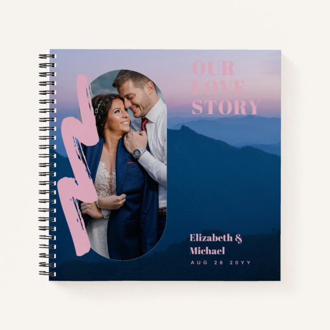 Cuaderno Regalos de FOTOS para NUESTROS Personalizados DE N (Anverso)