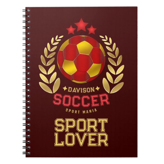 Cuaderno regalos de fútbol para niños (Frente)
