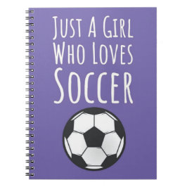 Cuaderno Regalos de Fútbol Rosa Lindos para Niñas Equipo de