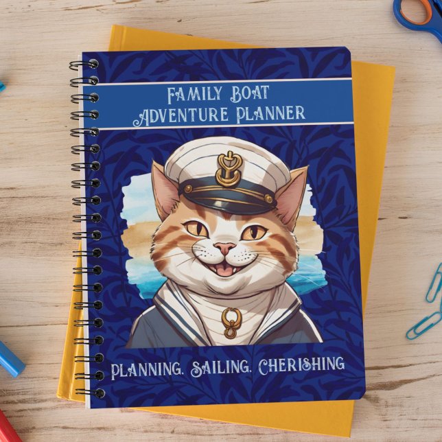Cuaderno Regalos de gatos náuticos para los propietarios de (Nautical Cat Gifts for Boat Owners Sailors Boater)