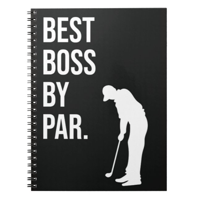 Cuaderno Regalos De Golf Para Boss Funny Golfer Mejor Jefe  (Frente)
