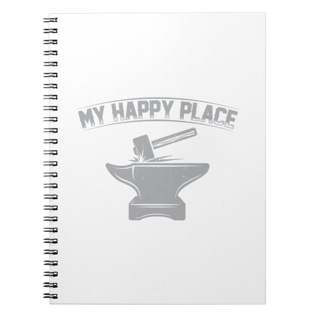 Cuaderno Regalos de herrero | Herrería Anvil Forjing (Frente)