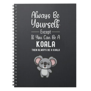 Cuaderno Regalos de Koala Adorables Humor de Animal Diverti