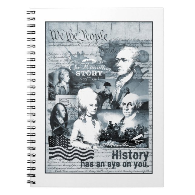 Cuaderno Regalos de la historia de Alexander Hamilton (Frente)