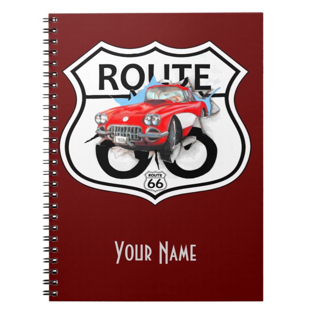 Cuaderno Regalos de la muestra de la ruta 66 (Frente)